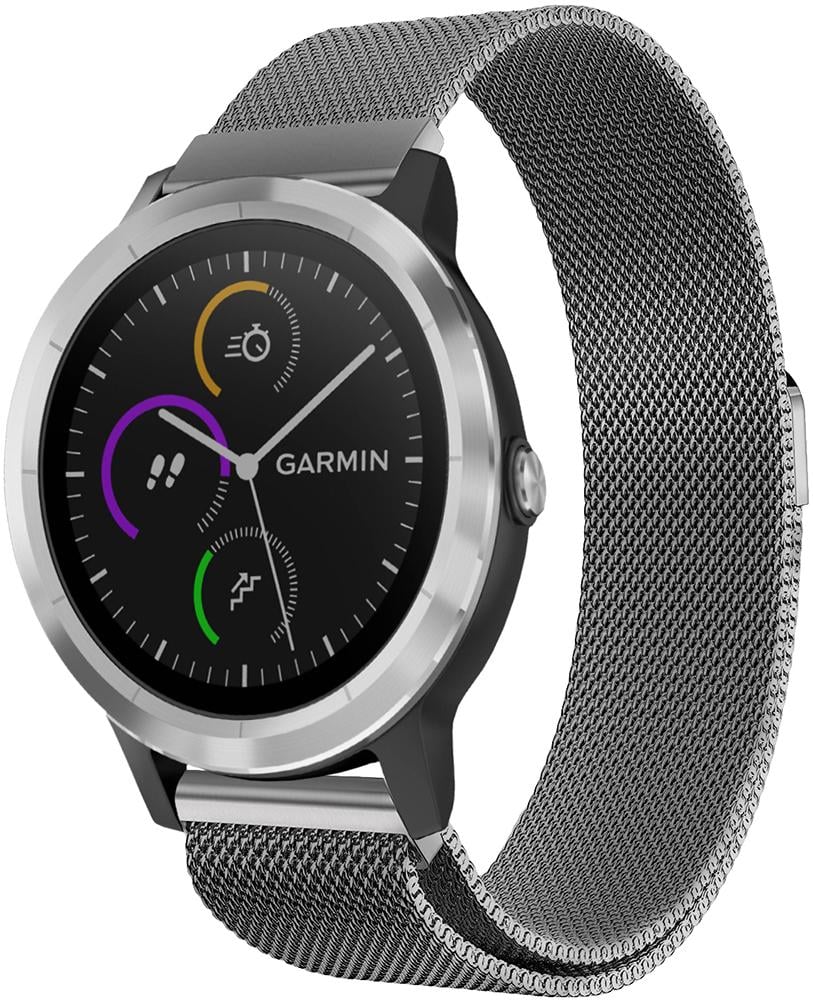 Ремешок Миланская петля Milano Garmin Vivoactive 3 Grey (19217)