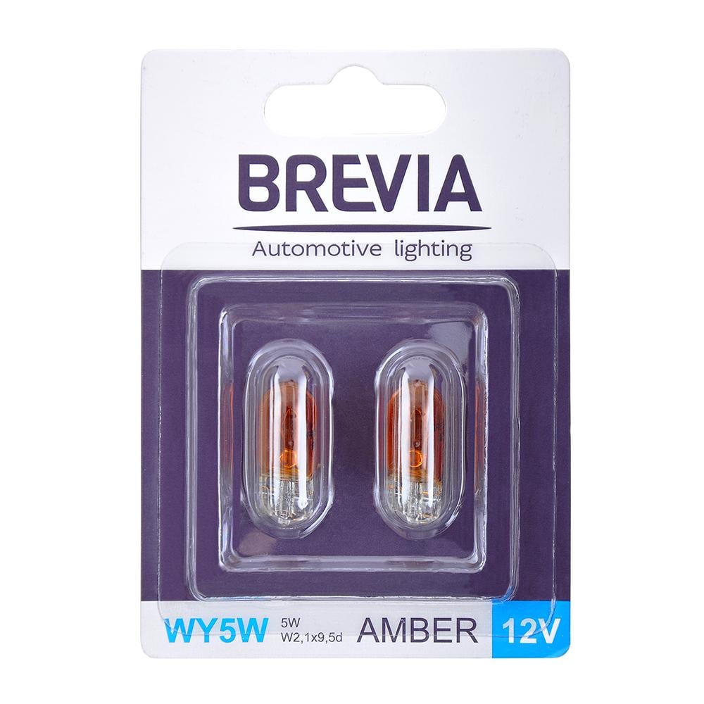 Автолампа Brevia WY5W Amber