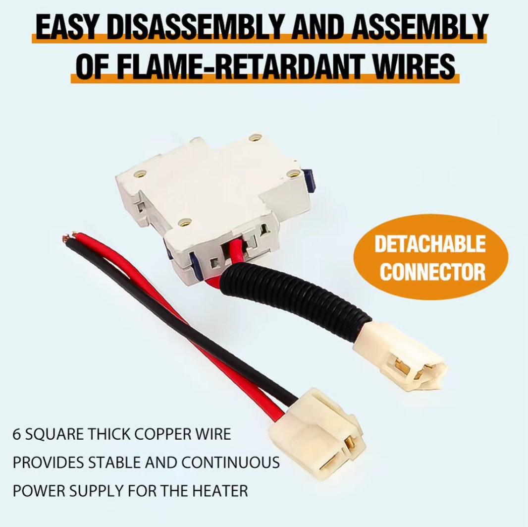 Автомобильный обогреватель 12V с 2 отверстиями 600 Вт - фото 4 Автомобильный обогреватель 12V с 2 отверстиями 600 Вт - фото 4