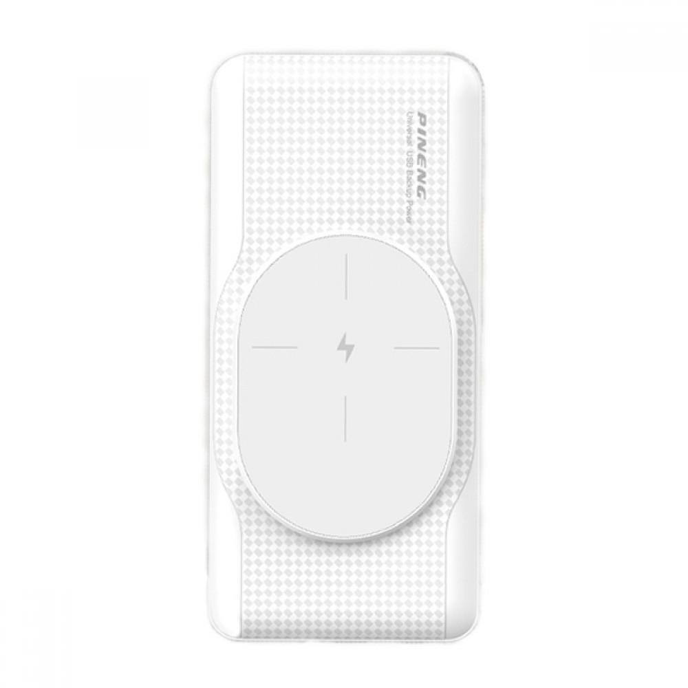 Повербанк Pineng PN-853 20W PD 3.0/QC3.0 Quick Charge 15W 10000 mAh White (85300) - фото 1