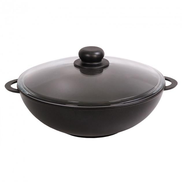 Сковорода Біол Wok зі скляною кришкою 32х10 см 5 л (3203ПС)