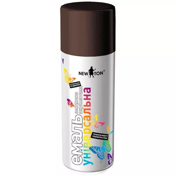 Фарба-емаль аерозольна New Ton 8017 400 мл Темно-коричневий (000000234)