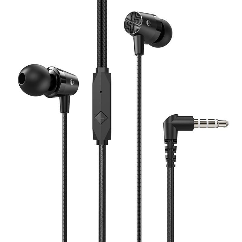 Наушники HOCO Cresta universal earphones with microphone M79 black