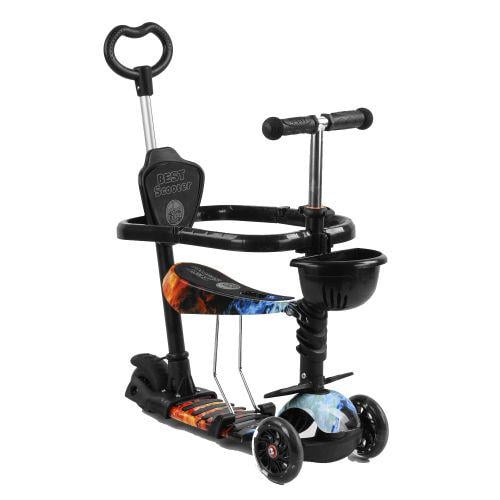 Самокат трехколесный Best Scooter 5в1 Абстракция (S 5203)