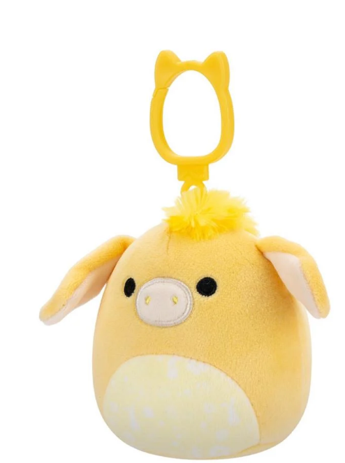 Мягкая игрушка Squishmallows Ослик Гевин 9 см Желтый (IY-189-Y-384)