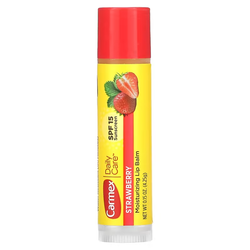 Бальзам для губ Carmex Strawberry Stick SPF 15 - фото 1