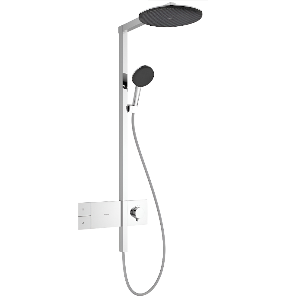 Душевая система Hansgrohe Raindance Alive S 300 1jet EcoSmart из ShowerSelect Comfort с термостатом металл Хром (24583000)