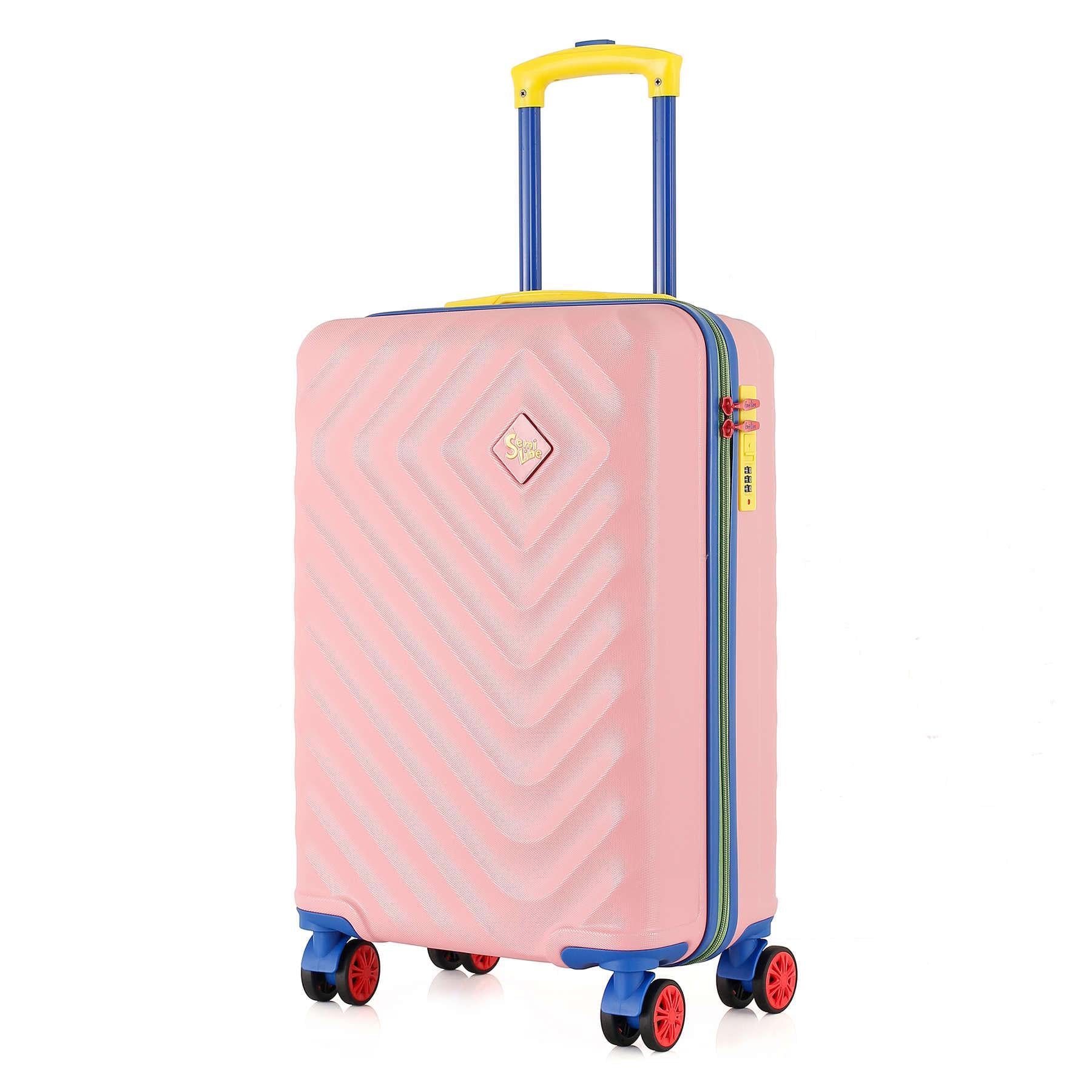 Чемодан средний SEMI LINE 24" ABS-пластик M Rose (T5806-2)