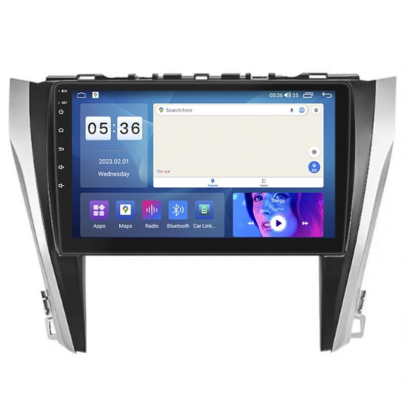 Автомагнитола штатная Lesko 4G/CarPlay/GPS/Wi-Fi для Toyota Camry VII XV50 Рестайлинг 2014-2017 4/64Gb 10" (1725875026)