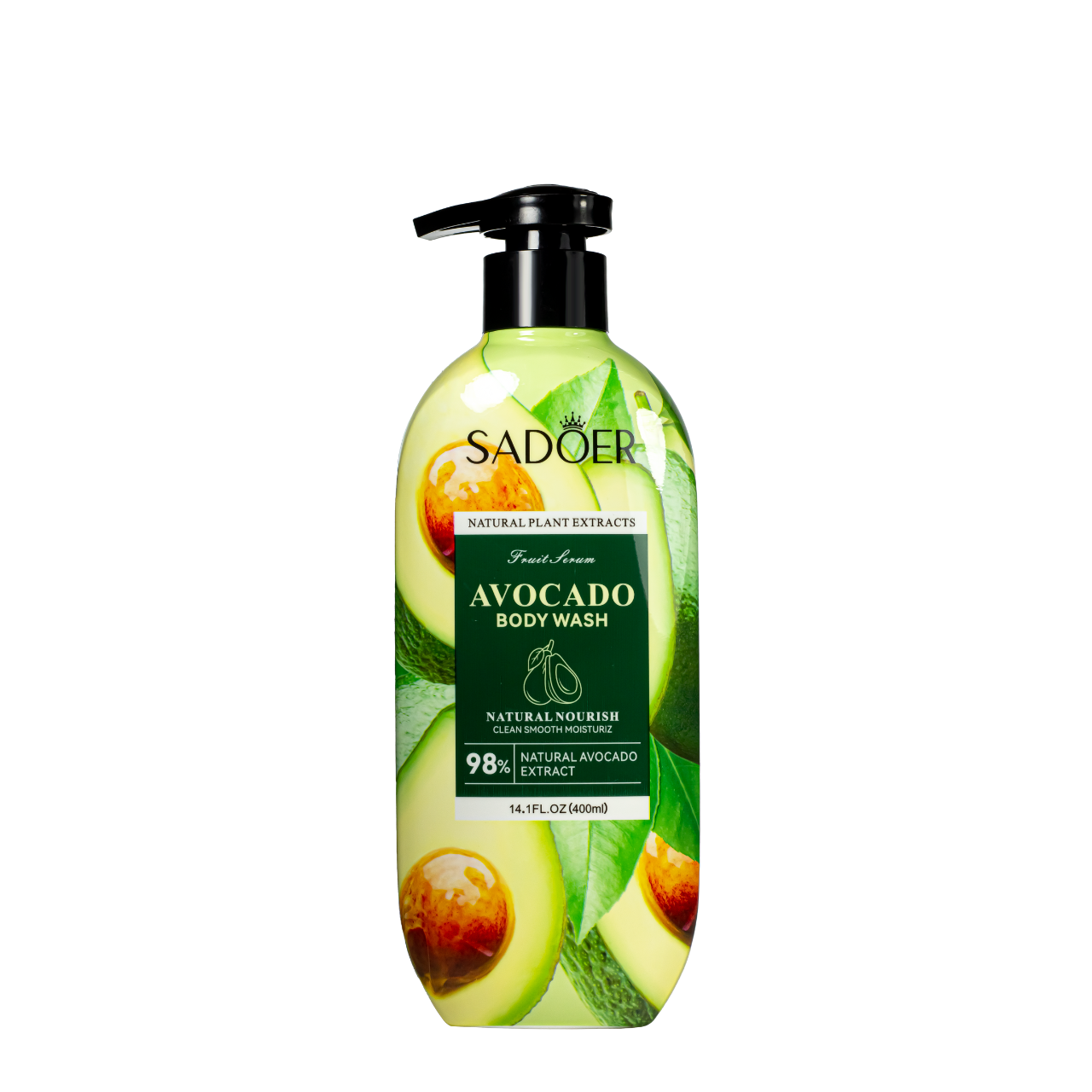 Гель для душа увлажняющий Sadoer Avocado Body Wash SD57003 400 ml (2179615013)