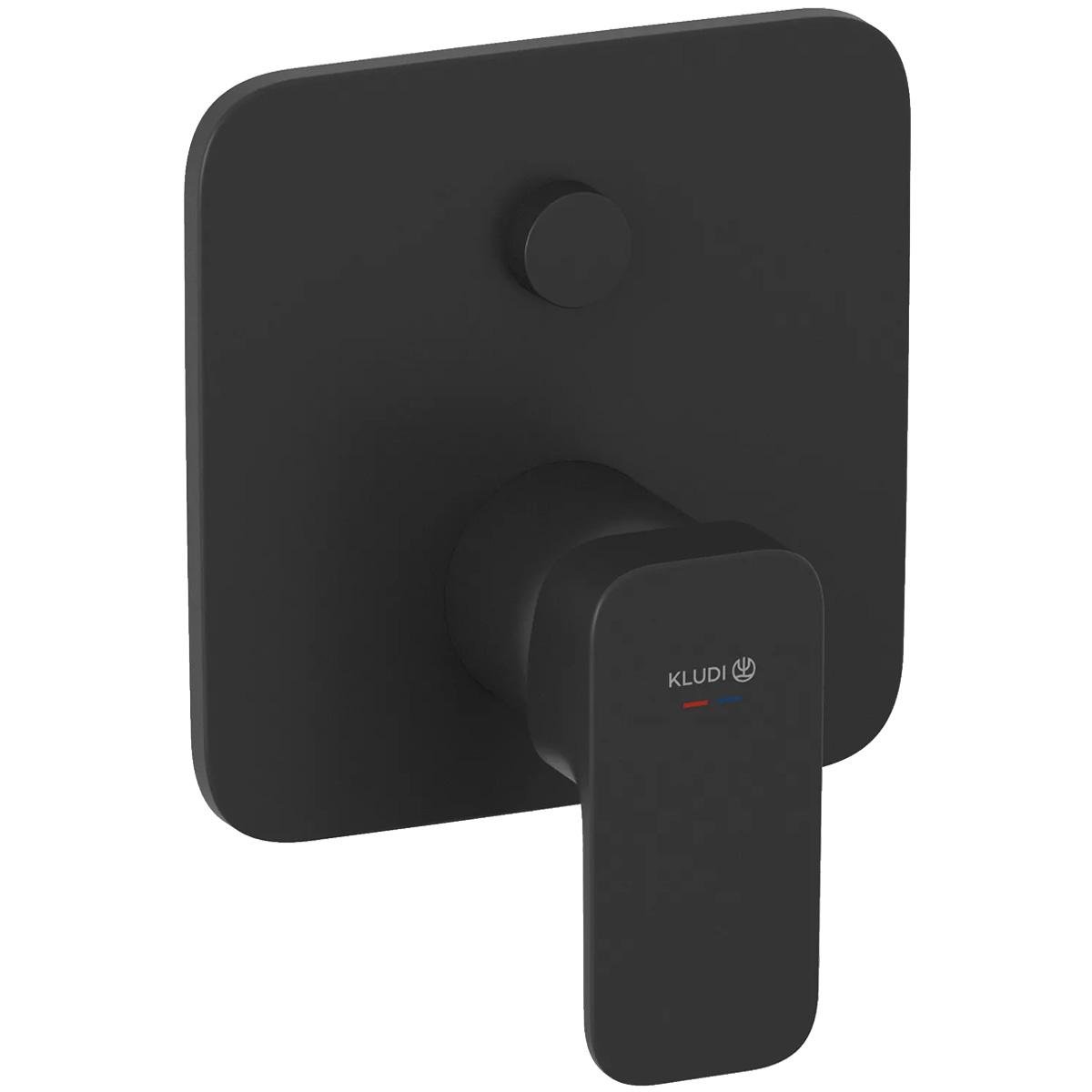 Внешняя часть смесителя Kludi Renon 427593975 с переключателем Черный (235918)