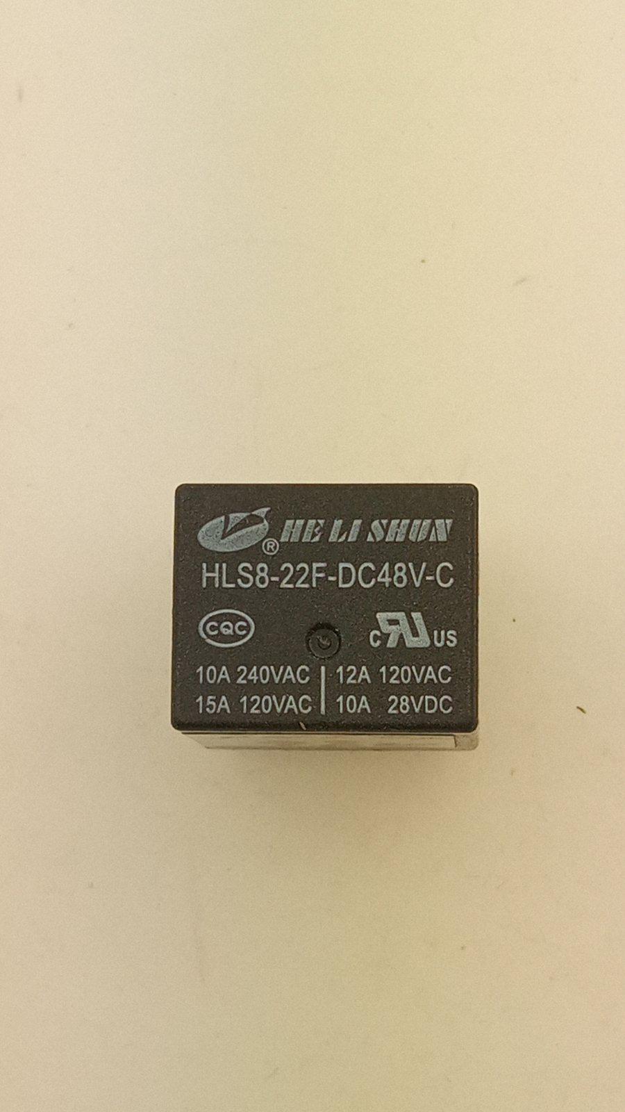 Реле HLS-8-22F DC48V-10A-240VAC 20x16x20