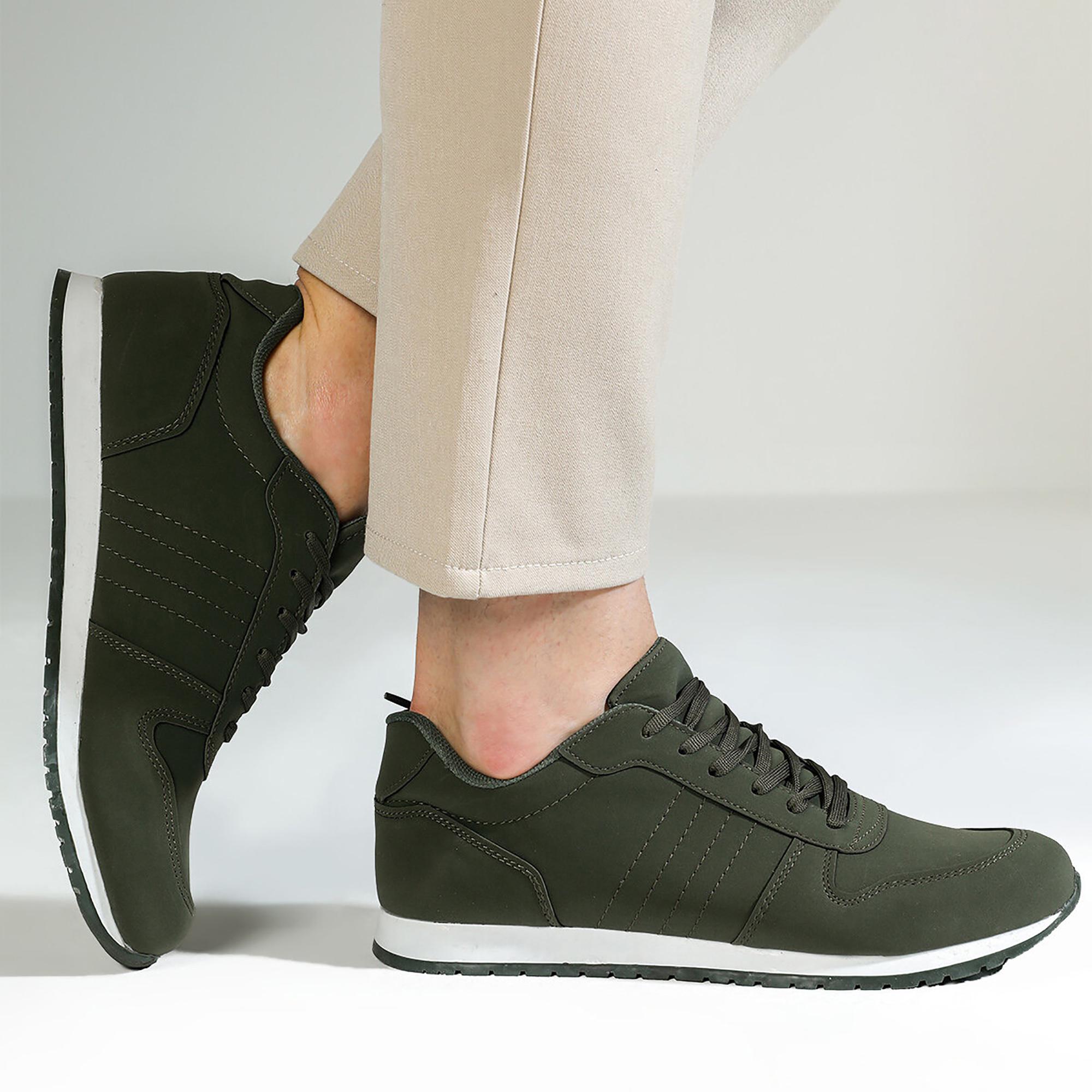 Кросівки чоловічі осінні Polaris р. 43 Хакі (40004-43) - фото 6