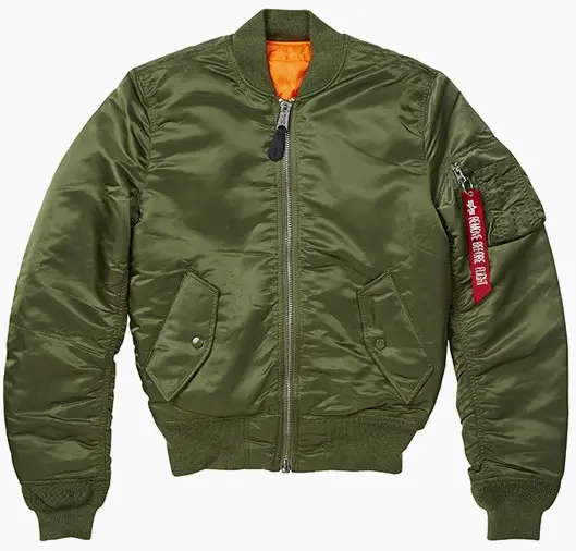 Бомбер Alpha Industries MA-1 Slim Fit Flight Jacket S Sage Green (MJM44530C1SS)