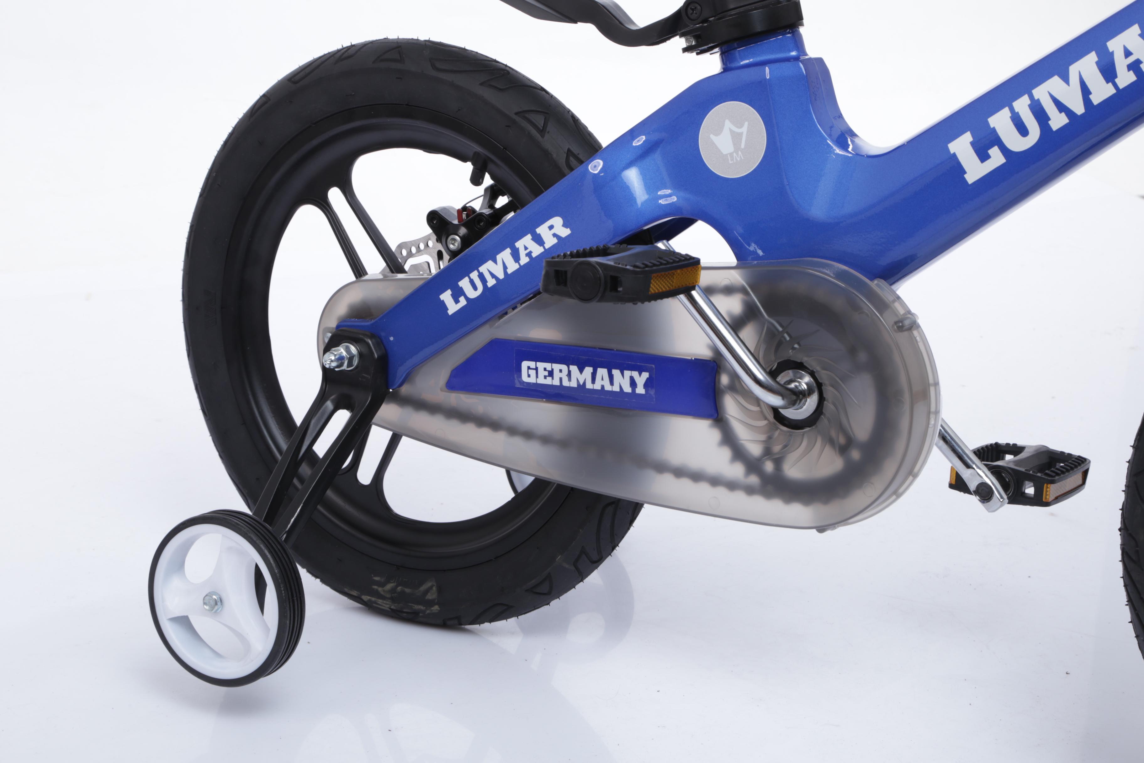 Магнієвий дитячий велосипед LUMAR 16'' Синій перламутр (1604) - фото 11