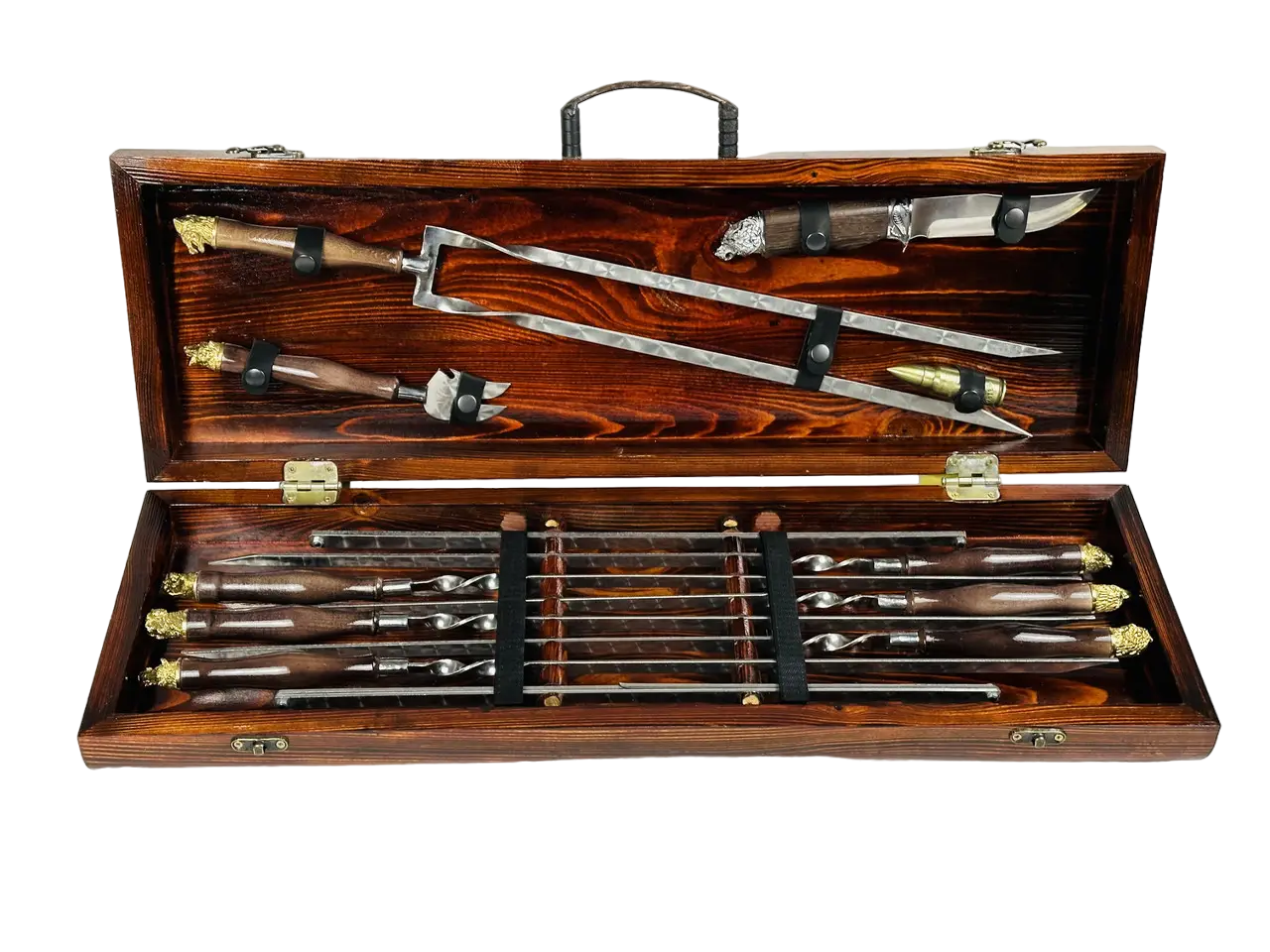 Набор шампуров в кейсе Сафари-2 6 шт. (21-10-KS-7908)