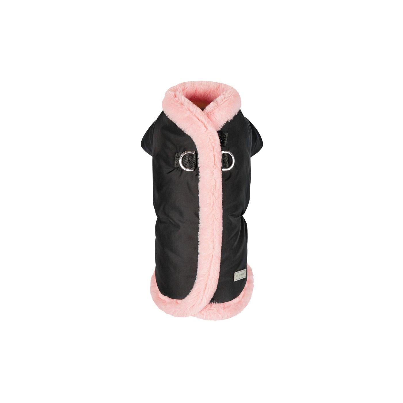 Куртка для собак Pet Fashion Mery для девочек ХS2 Черный/Розовый (PR244314)
