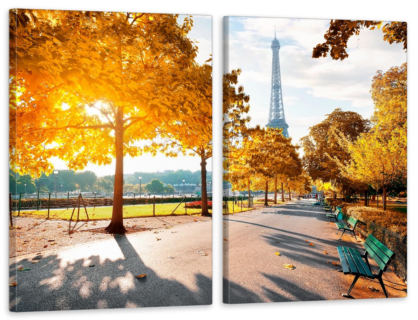 Картина модульная в гостиную/спальню Париж 90х132 см (TLV-2_069)