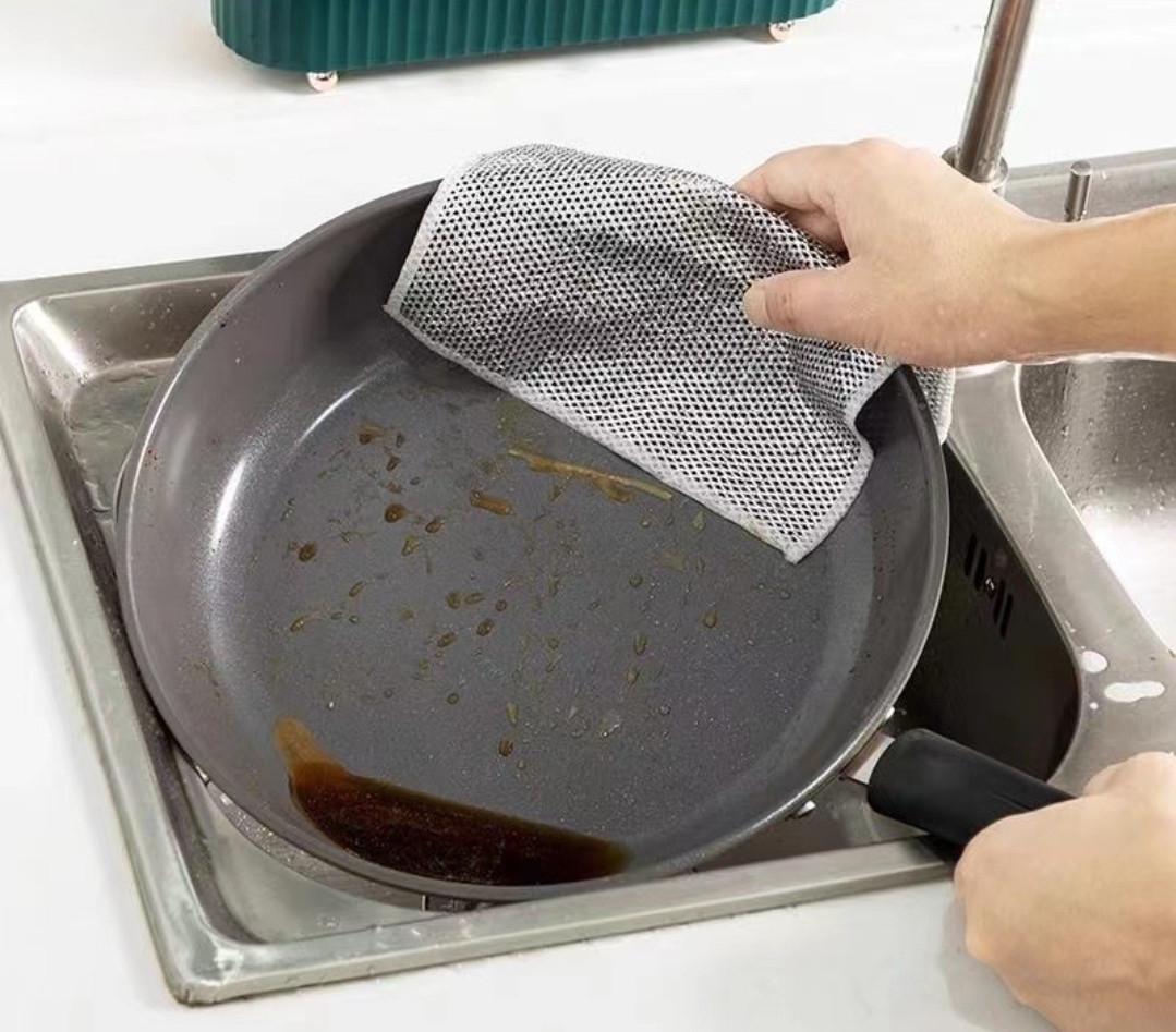 Серветка з бамбуковим покриттям металева двостороння 20х20 см 2 шт. (2393066848) - фото 3 Серветка з бамбуковим покриттям металева двостороння 20х20 см 2 шт. (2393066848) - фото 3