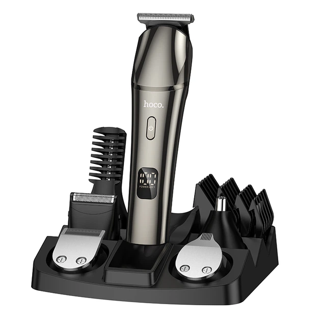 Машинка для стрижки Hoco HP26 Multi-Function Electric Clipper Grooming Set Metal Gray