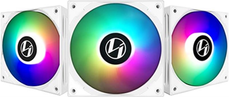 Набор вентиляторов Lian Li ST120-3 RGB 3pcs Pack 120 мм White (G99.12ST3W.00)