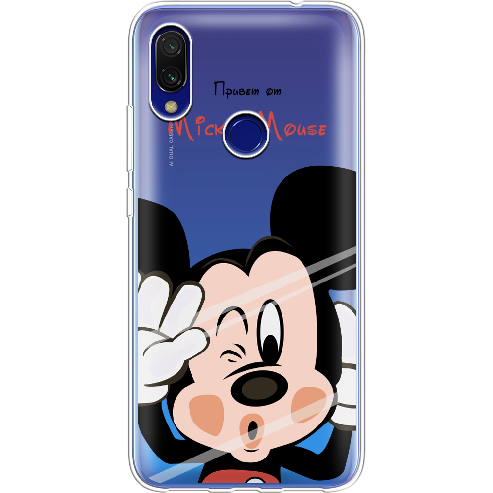Чехол Boxface Xiaomi Redmi 7 Mister M Прозрачный силикон (36506-cc58-36506)