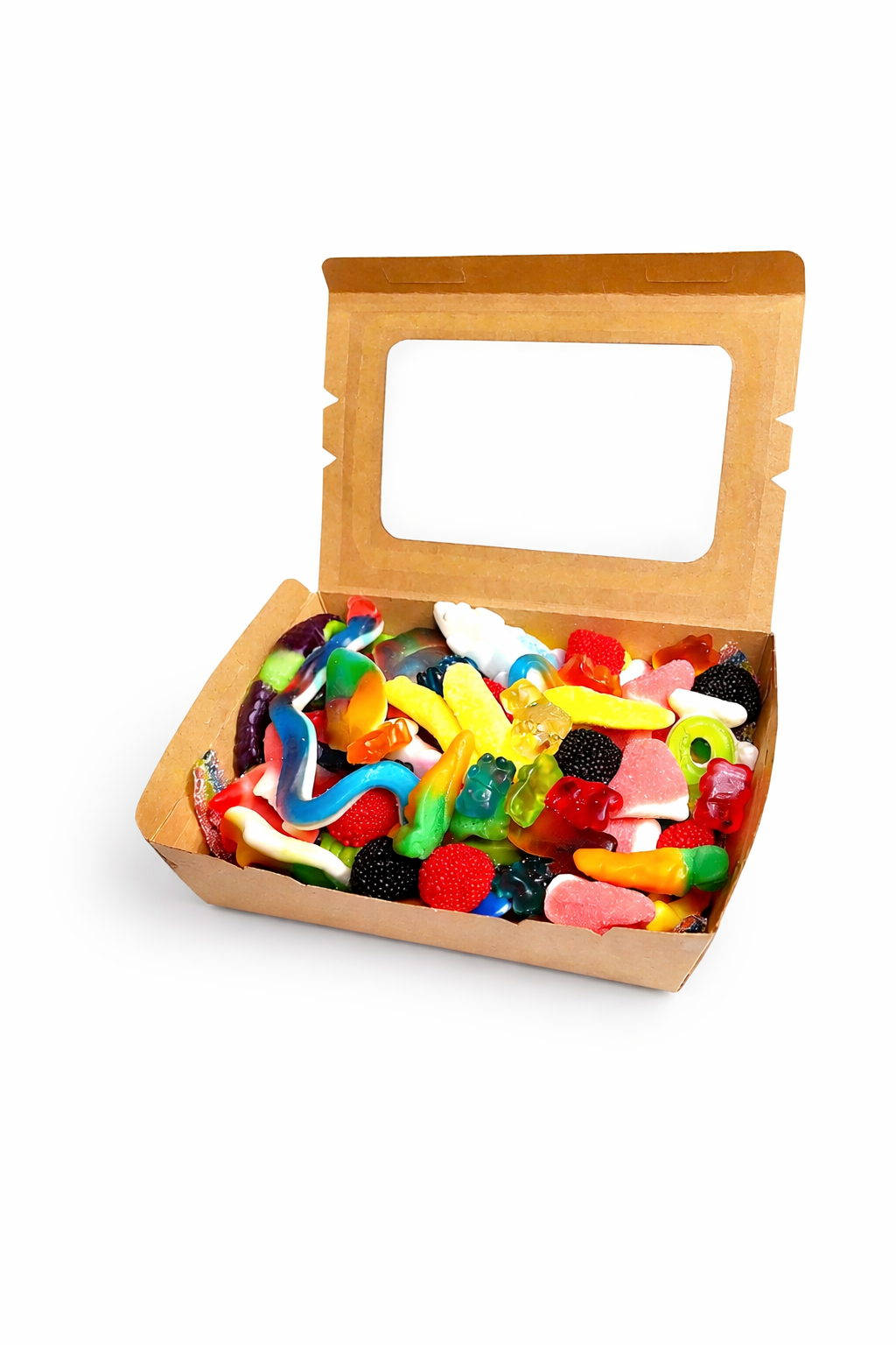 Подарунковий Світ Бокс із жувальними цукерками: Тролі/дроти/стрічки 0,5 кг