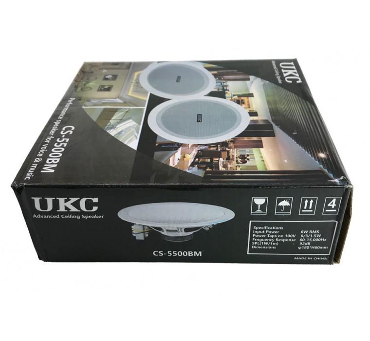 Акустика для стелі UKC CS-5500BM 6 Вт White (533724) - фото 6