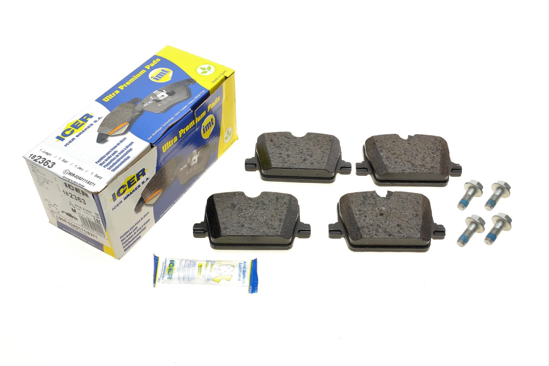 Колодки тормозные задние ICER BMW 3 G20/G21/G80/G81/Z4 G29 18-/4 G22/G82/i4 20-/Toyota Supra 19- (182363)