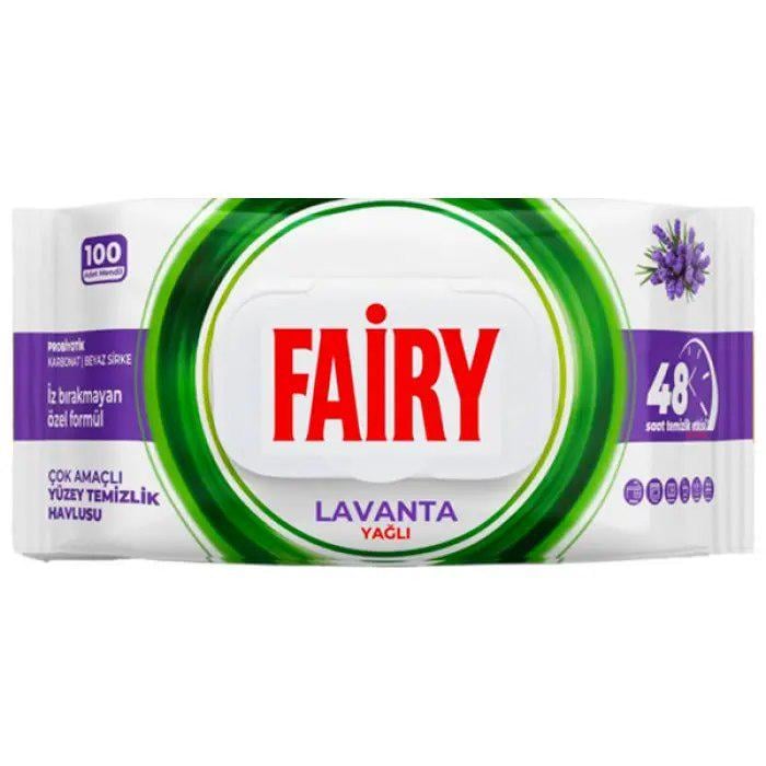 Серветки для прибирання Fairy Lavanta 100 шт. (13354634)