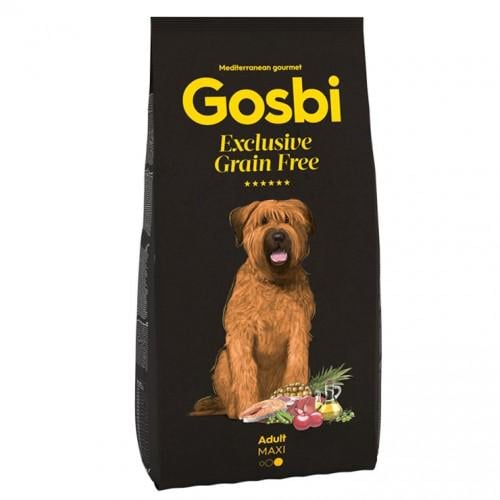 Сухой корм для взрослых собак больших и гигантских пород Gosbi Exclusive Grain Free Maxi 1044 12 кг (10801)
