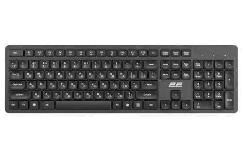 Клавіатура бездротова 2E KS260, до 10 м 1xAAA Чорний (2E-KS260WB)