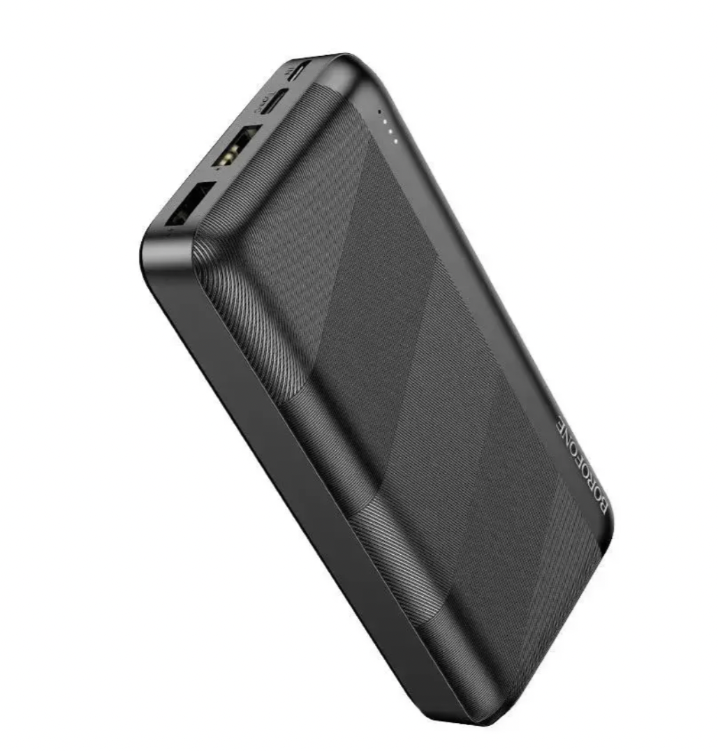 Повербанк Borofone J27A 20000 mAh 2xUSB/1xType-C Black (11366)