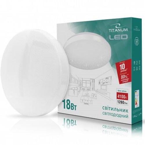 Светодиодный LED светильник TITANUM 18W TLCL-18S 4100K Звездное небо (100133)
