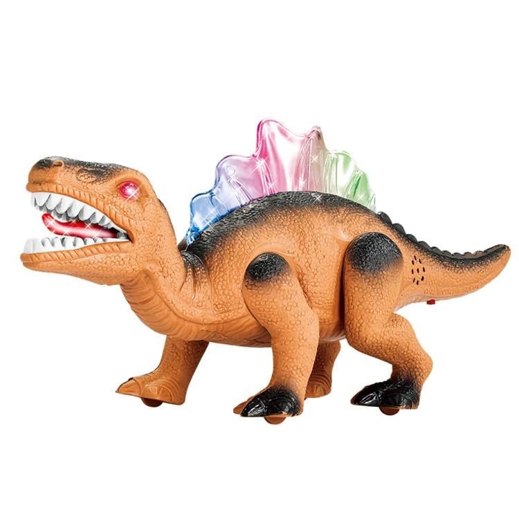 Игровая фигурка Jiaqi Dinosaur динозавр со световыми и звуковыми эффектами Коричневый (SUN6050)