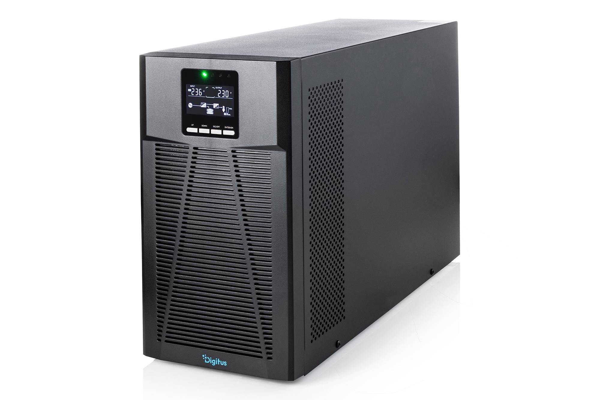 Источник бесперебойного питания Digitus 3000VA/3000W для серверов Черный (DN-170132)
