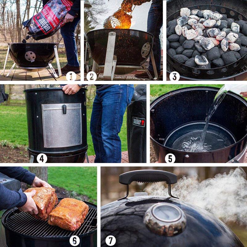 Коптильня вугільна Weber Smokey Mountain Cooker 47 см - фото 5