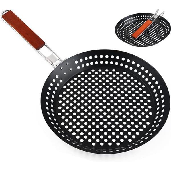 Сковорода решетка для барбекю из нержавеющей стали (26137248) - фото 2