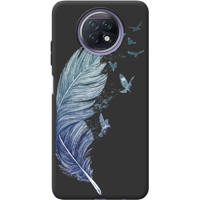 Чехол BoxFace Xiaomi Redmi Note 9T Feather Черный силикон (42123-cc38-42207)