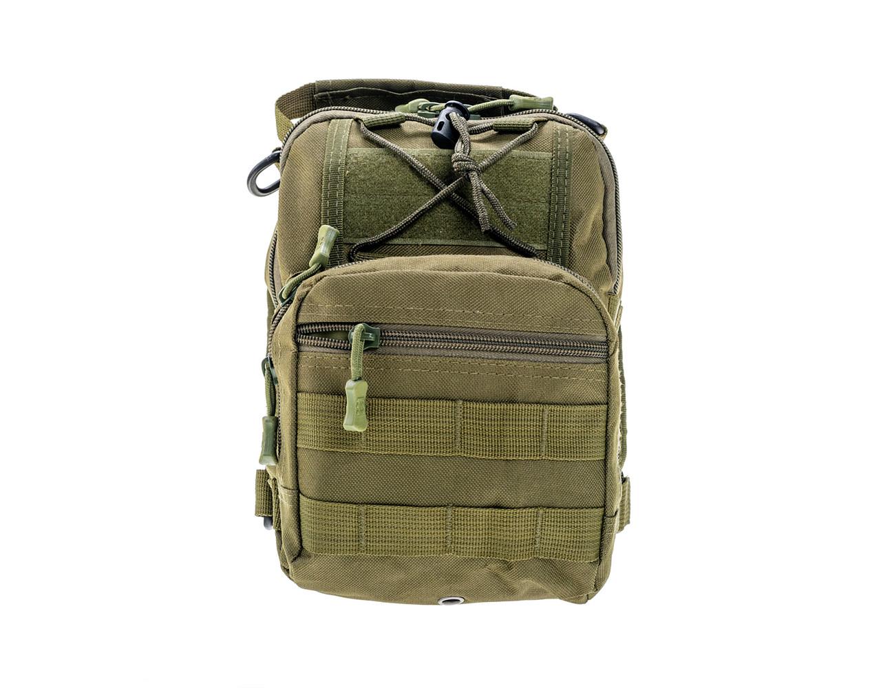 Сумка на плече Badger Outdoor 10 л 26х21х13 см Olive (BO-CCS10-BLK) - фото 2