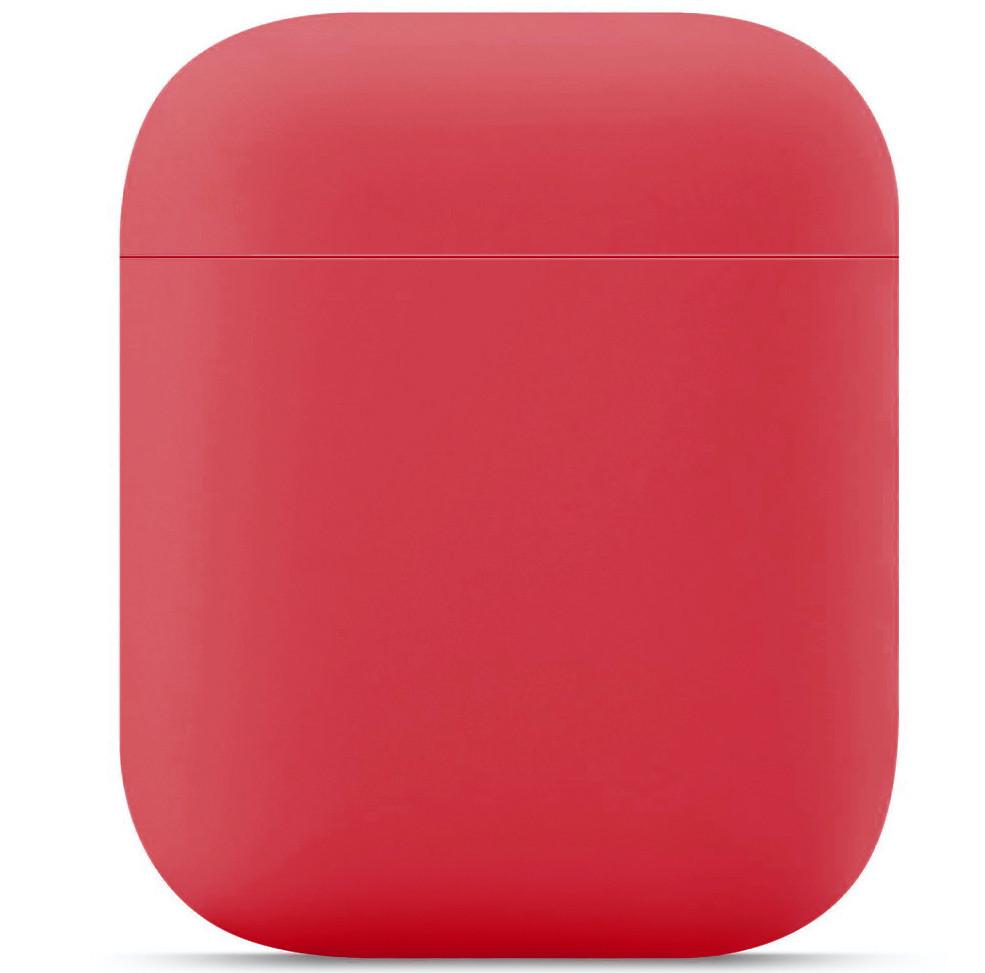 Силіконовий чохол для навушників Silicone Case for AirPods, Red