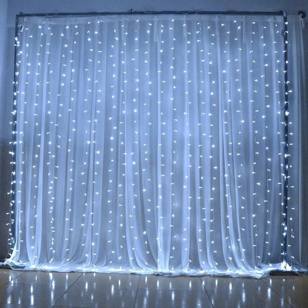 Гирлянда-штора 240 LED 2х2 м Холодный белый (13216635)