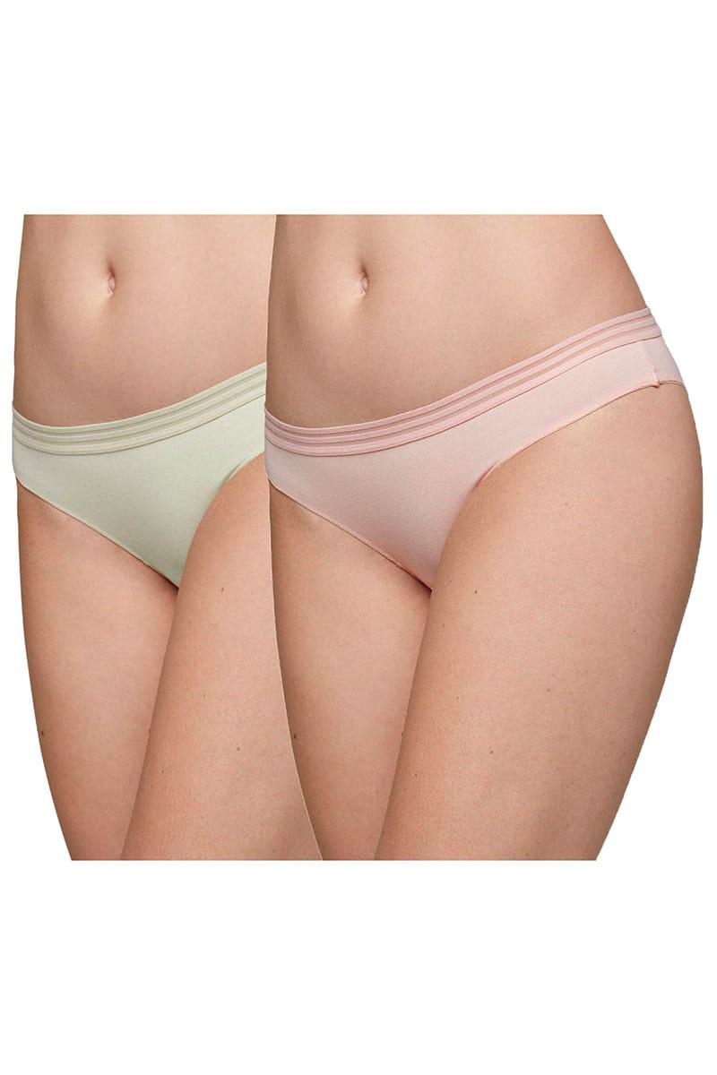 Трусики слип Ysabel Mora р. 2/S 2 шт. Салатовый/Розовый (68709) Трусики слип Ysabel Mora р. 2/S 2 шт. Салатовый/Розовый (68709)