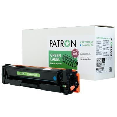 Картридж Patron HP CLJ CF411A для M452/M477 Green Label Cyan (PN-410ACGL)