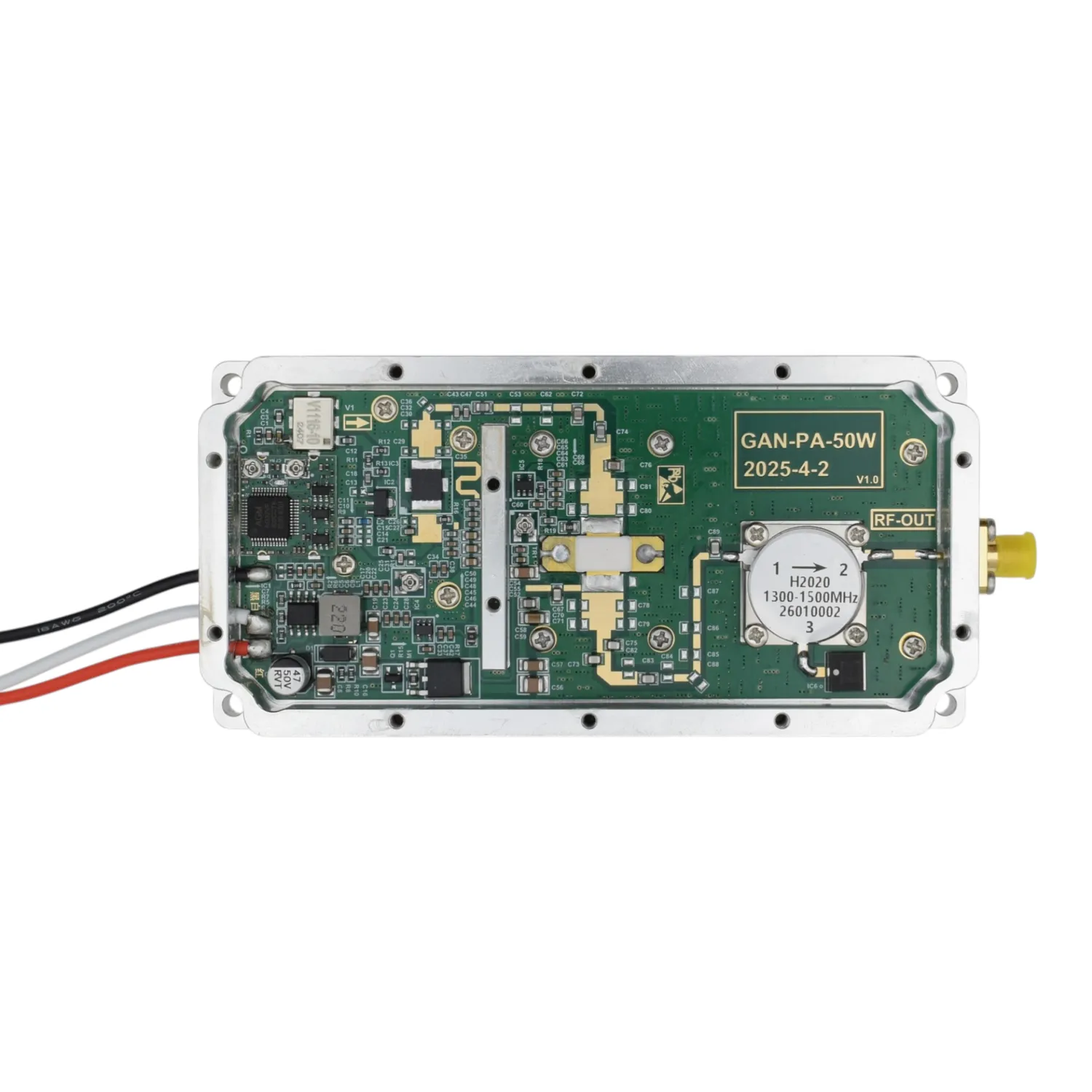 Модуль помех с циркулятором Module Anti Drone 1.4 GHz/50W/SMA/GaN/LoRa (00-00154116)