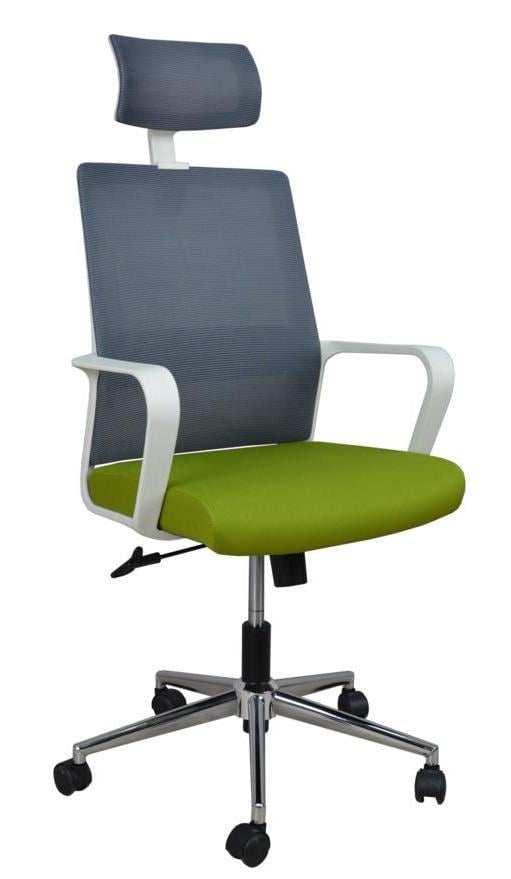 Офісне крісло WIND Сірий/зелене/Білий (WINDGN) Офісне крісло WIND Сірий/зелене/Білий (WINDGN)