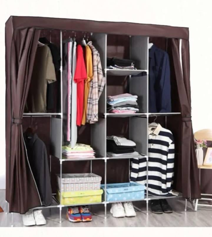 Складной тканевый шкаф органайзер на 4 секции Storage Wardrobe 28165 - фото 3