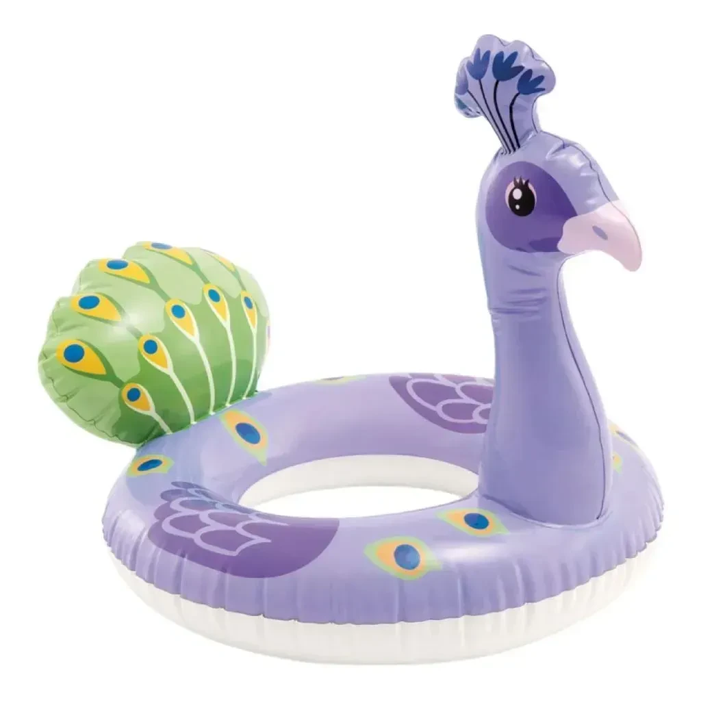 Круг надувной Intex Павлин 3-6 лет 97х58 см (59221NP)