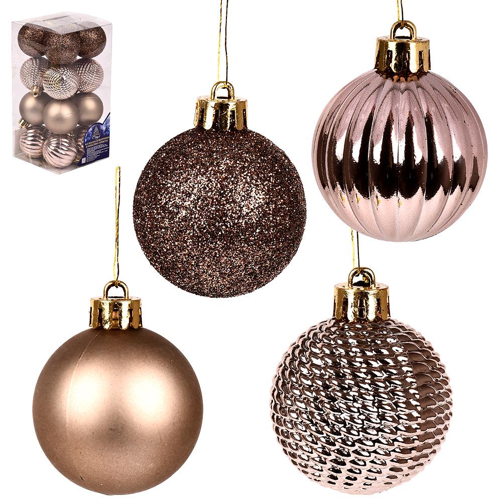 Шарики елочные 4 см 16 шт. (9774) - фото 2 Шарики елочные 4 см 16 шт. (9774) - фото 2