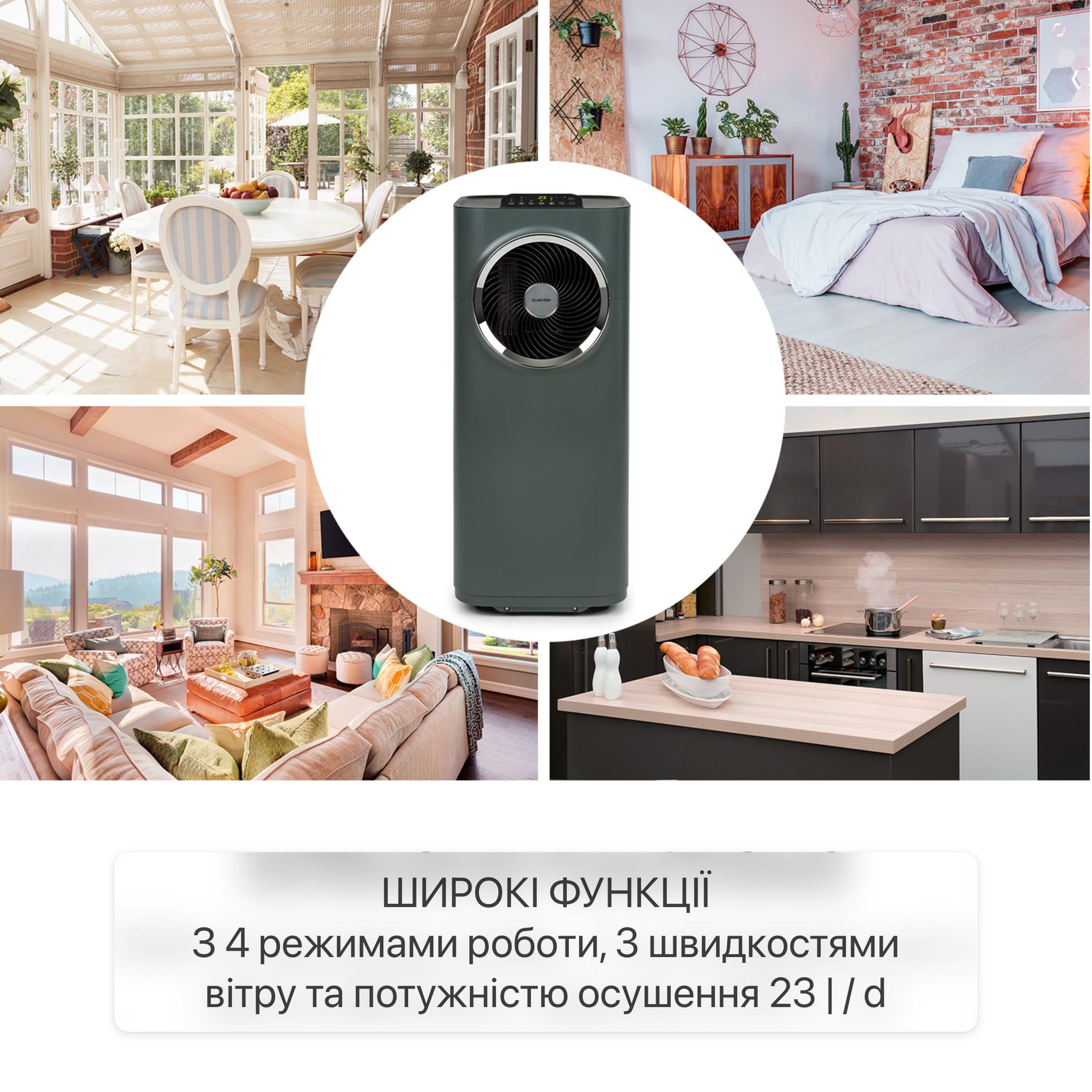 Кондиціонер мобільний KLARSTEIN Kraftwerk Smart з програмованим таймером (10034667) - фото 5